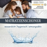 KNERST® Premium Matratzenschoner 180x200 cm für erholsame Nächte I wasserdichte Matratzenauflage als Matratzenschutz I Inkontinenzunterlage waschbar & hygienisch I ÖKO-TEX Zertifiziert & Made in EU - 1