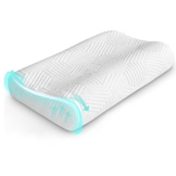 LAMB Höheneinstellbares Memory Foam Kopfkissen, Orthopädisches Kissen Nackenstützkissen Ergonomisches Schlafkissen, Waschbarer Kopfkissenbezug, Sandwich Kissen Geeignet für Rücken- und Seitenlage - 1